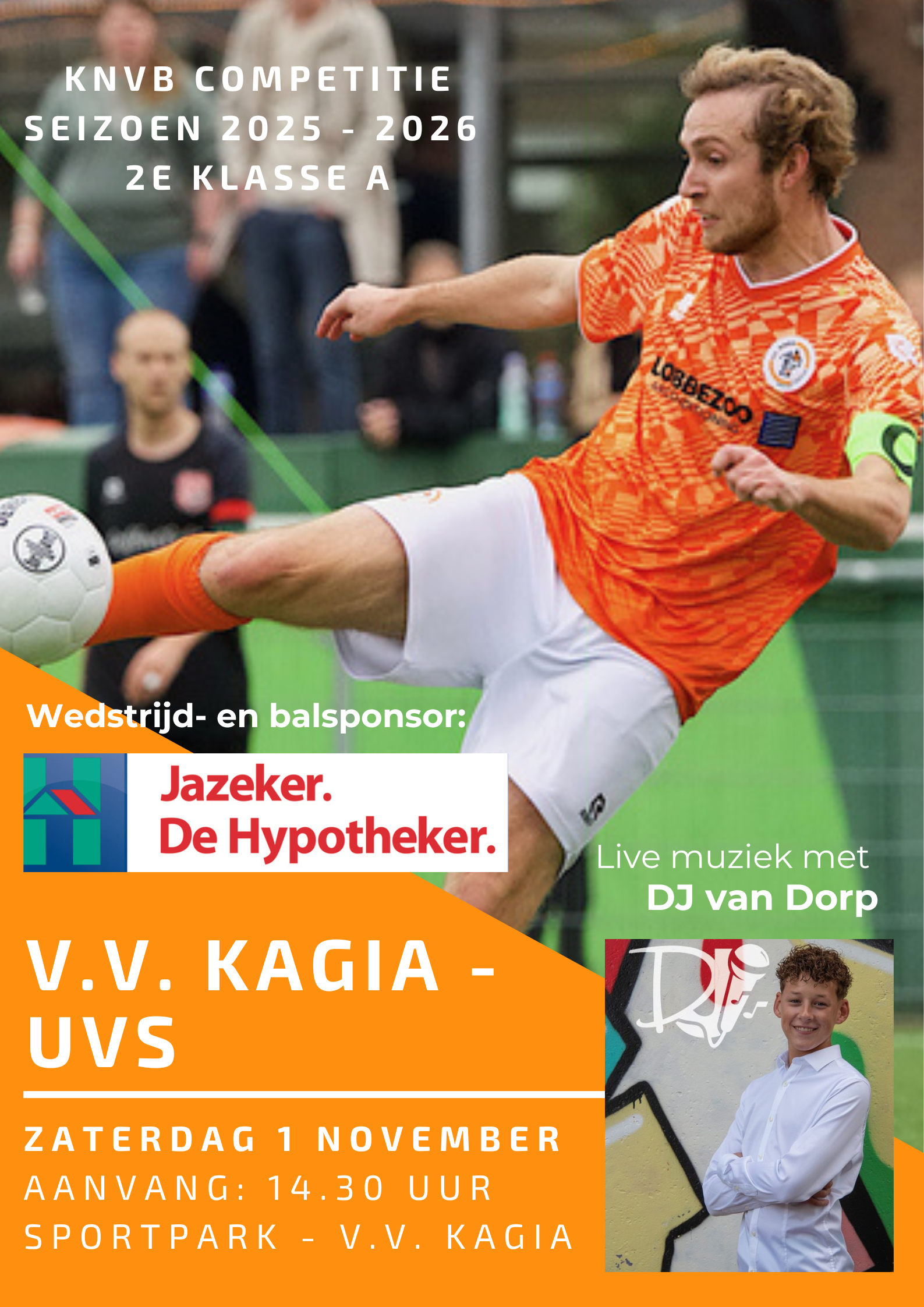 Wedstrijdkrantje Kagia 1 - UVS | 1 november 2025