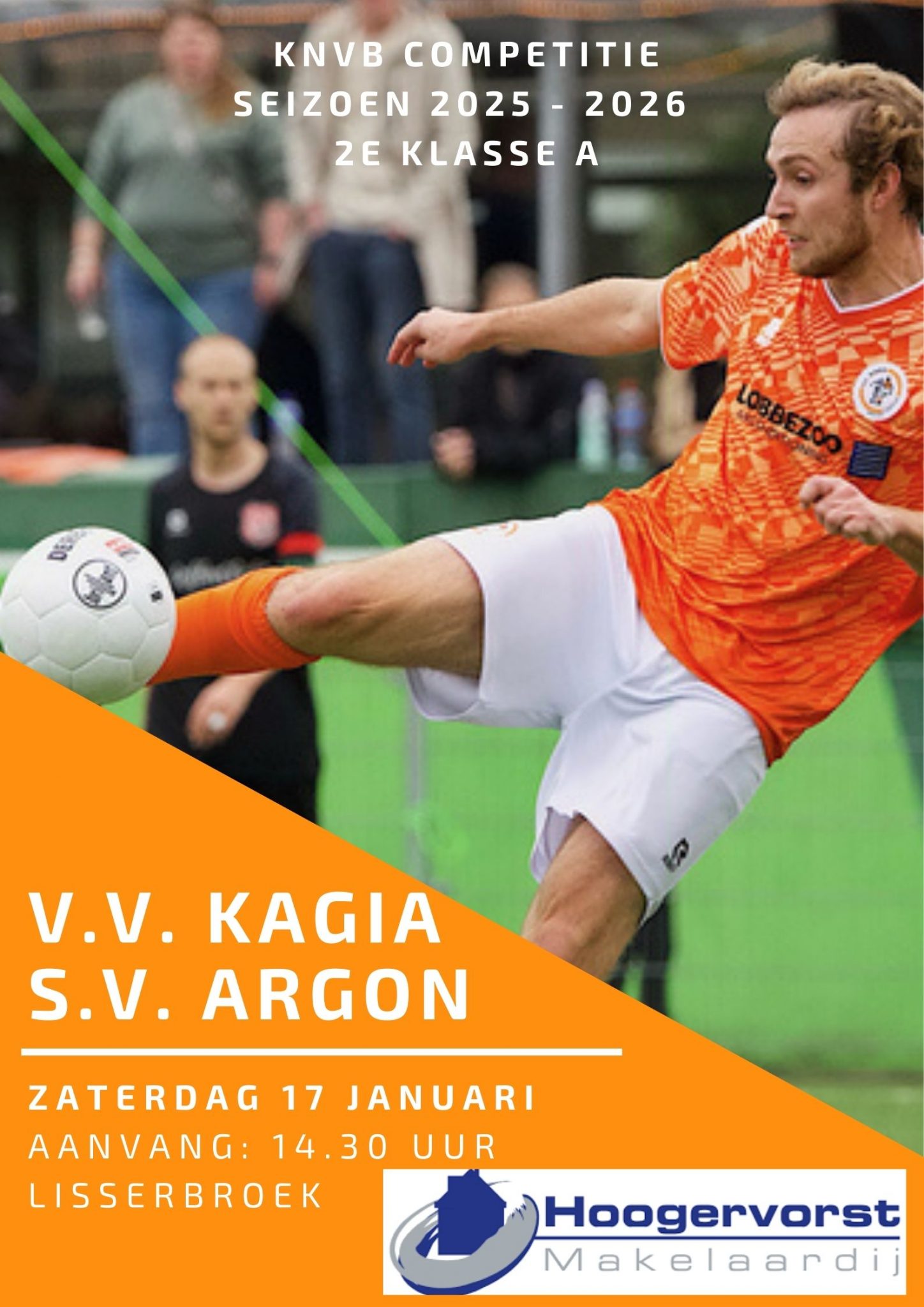 Wedstrijdkrantje Kagia 1 - Argon 1 | 17 januari 2026
