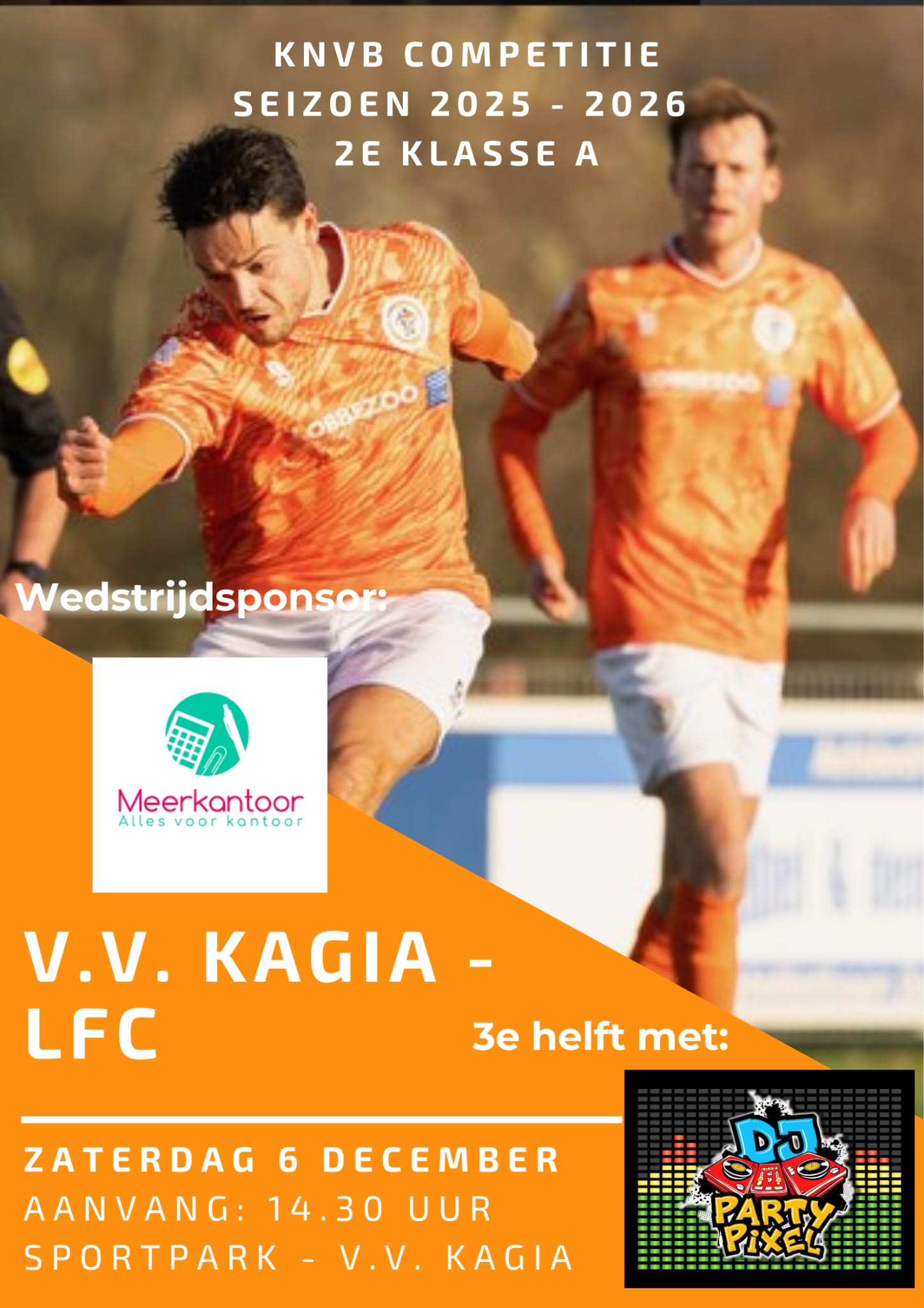 Wedstrijdkrantje Kagia 1 - LFC 1 | 6 december 2025