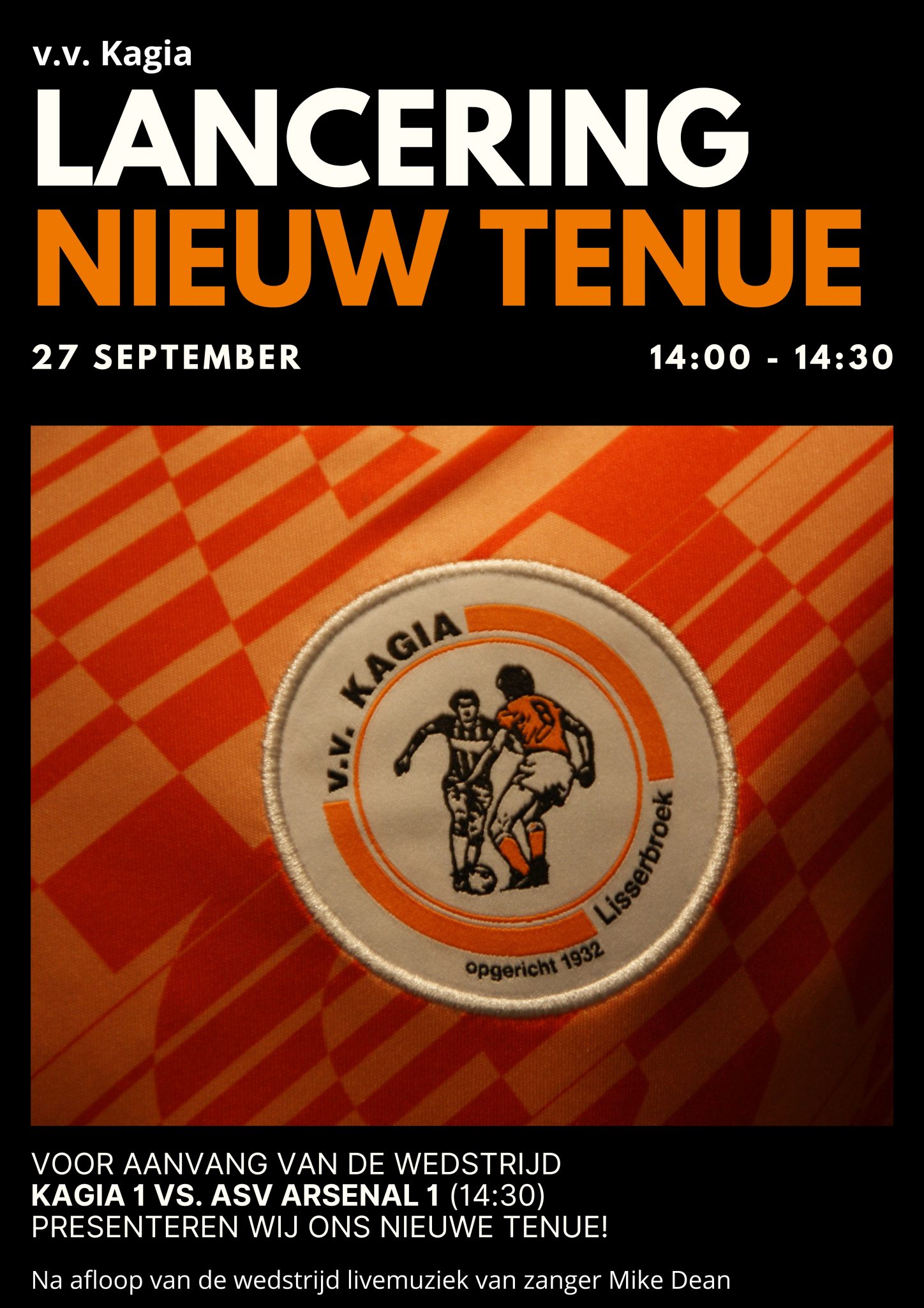 Wedstrijdkrantje Kagia 1 - ASV Arsenal 1