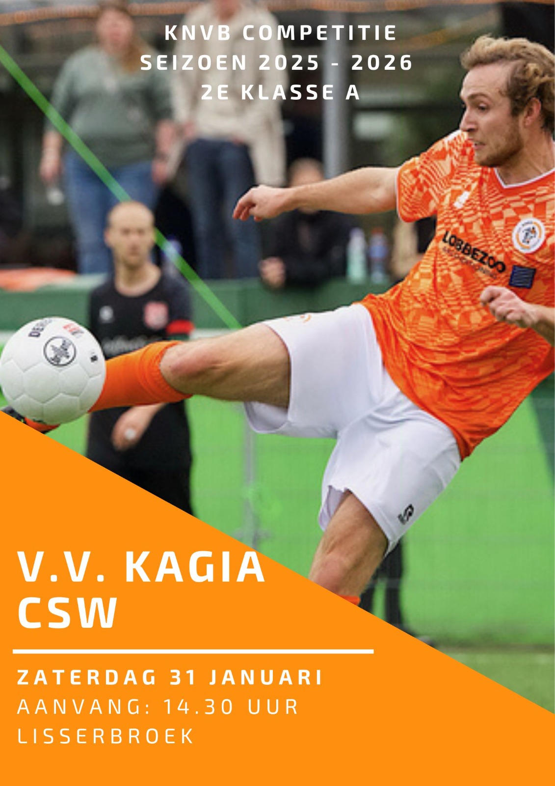 Wedstrijdkrantje Kagia 1 - CWS 1 | 31 januari 2026